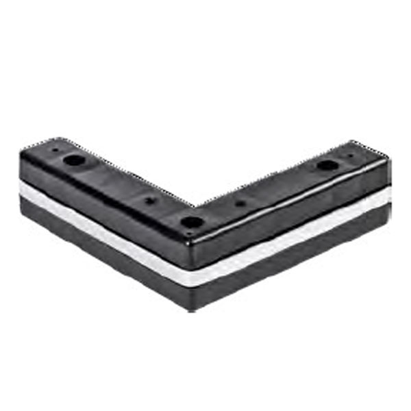 Ποδαράκι Πλαστικό Επίπλου RV Inox 14cm x 14cm x 4cm ύψος