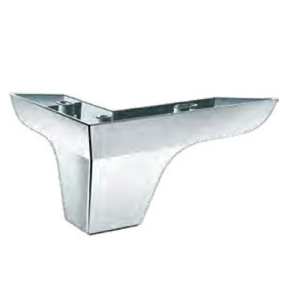Ποδαράκι Πλαστικό Επίπλου MS VA-270-01 Χρωμέ 17cm x 17cm x 8cm