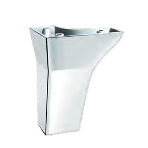 Ποδαράκι Πλαστικό Επίπλου MS VA-271-01 Χρωμέ 10cm x 10cm x 12cm