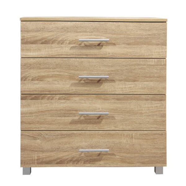 ΣΥΡΤΑΡΙΕΡΑ ΜΕΛΑΜΙΝΗΣ BRIANA HM2204.02 ME 4 ΣΥΡΤΑΡΙΑ SONAMA 75x40x83 εκ.