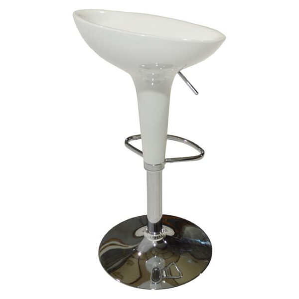 ΣΚΑΜΠΩ ΜΠΑΡ DAISY HM200.02 ΜΕ ΑΜΟΡΤΙΣΕΡ ΣΕ ΛΕΥΚΟ ΧΡΩΜΑ ΣΥΣΚΕΥΑΣΙΑ 2ΤΜΧ.  44x38x78 εκ.