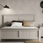 ΚΡΕΒΑΤΙ ISAVELLA LETTO ΓΙΑ ΣΤΡΩΜΑ 160x200cm ΛΑΚΑΡΙΣΤΟ ΜΕ ΜΑΣΙΦ ΞΥΛΟ ΧΡΩΜΑ L.50