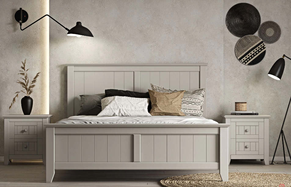ΚΡΕΒΑΤΙ ISAVELLA LETTO ΓΙΑ ΣΤΡΩΜΑ 160x200cm ΛΑΚΑΡΙΣΤΟ ΜΕ ΜΑΣΙΦ ΞΥΛΟ ΧΡΩΜΑ L.50