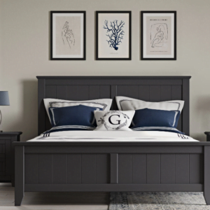 ΚΡΕΒΑΤΙ ISAVELLA LETTO ΓΙΑ ΣΤΡΩΜΑ 160x200cm ΛΑΚΑΡΙΣΤΟ ΜΕ ΜΑΣΙΦ ΞΥΛΟ ΧΡΩΜΑ L.62