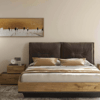 ΚΡΕΒΑΤΙ LOFT LETTO ΓΙΑ ΣΤΡΩΜΑ 160x200cm ΜΕ ΜΑΞΙΛΑΡΙΑ ΚΑΙ ΑΠΟΘΗΚΕΥΤΙΚΟ ΧΩΡΟ. ΧΡΩΜΑ ΤΕΧΝΗΤΟ ΚΑΠΛΑΜΑ ΦΥΣΙΚΟ RUSTIC Μ18