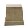 ΒΑΣΗ FIBER CLAY ΜΠΕΖ ΠΑΛΑΙΩΜΕΝΟ ΤΕΤΡΑΓΩΝΟ ΜΕΓΑΛΟ - 38x38x36cm