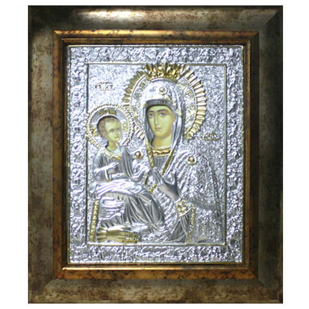 EIKONA ΑΛΟΥΜΙΝΙΟΥ ΠΑΝΑΓΙΑ ΤΡΙΧΕΡΟΥΣΑ - 40x46cm