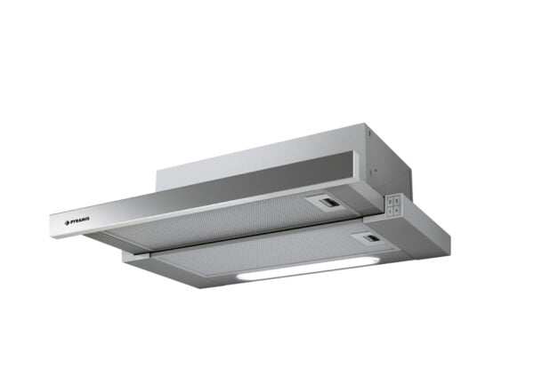 ΑΠΟΡΡΟΦΗΤΗΡΑΣ ΣΥΡΟΜΕΝΟΣ TURBO SLIM 60 cm ΑΝΟΞΕΙΔΩΤΟΣ