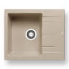 ΝΕΡΟΧΥΤΗΣ PYRAGRANITE ALAZIA 59x50 1B 1D DARK BEIGE