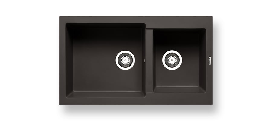 ΝΕΡΟΧΥΤΗΣ PYRAGRANITE ALAZIA 86x50 1 3/4Β GRAPHITE CARBON