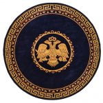 ΧΑΛΙ ΕΚΚΛΗΣΙΑΣΤΙΚΟ LYDIA 2128A NAVY ΣΤΡΟΓΓΥΛΟ - 200X200  NewPlan