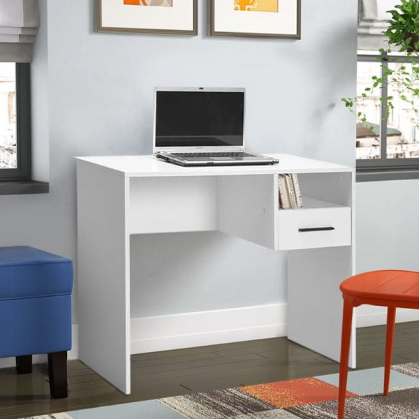 Γραφείο Dynamic Megapap σε χρώμα λευκό 90x52x75εκ.