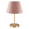 Φωτιστικό επιτραπέζιο Rosenthal Megapap ύφασμα Pvc/χρώμιο χρώμα ροζ/χρυσό 22x17x37εκ.