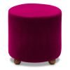 Σκαμπώ Mario Megapap υφασμάτινο χρώμα magenta 40x40x40εκ.