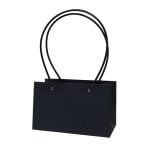 ΤΣΑΝΤΑ ΚΡΑΦΤ ΜΑΥΡΟ ΜΕ ΨΗΛΟ ΧΕΡΟΥΛΙ - 22x13.5x10cm 10/ΣΑΚ