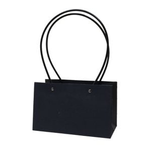 ΤΣΑΝΤΑ ΚΡΑΦΤ ΜΑΥΡΟ ΜΕ ΨΗΛΟ ΧΕΡΟΥΛΙ - 22x13.5x10cm 10/ΣΑΚ