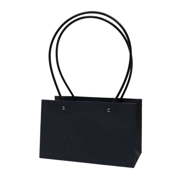 ΤΣΑΝΤΑ ΚΡΑΦΤ ΜΑΥΡΟ ΜΕ ΨΗΛΟ ΧΕΡΟΥΛΙ - 22x13.5x10cm 10/ΣΑΚ