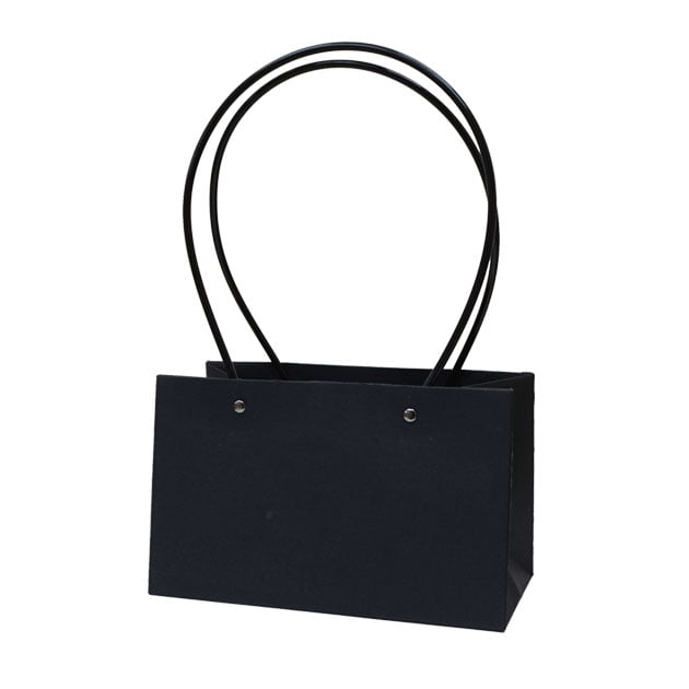 ΤΣΑΝΤΑ ΚΡΑΦΤ ΜΑΥΡΟ ΜΕ ΨΗΛΟ ΧΕΡΟΥΛΙ - 22x13.5x10cm 10/ΣΑΚ