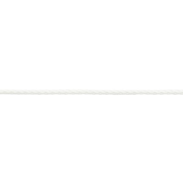 PES Πλεγμένο Σχοινί Για Στόρια (Ρολά) Λευκό Φ22mm 1m