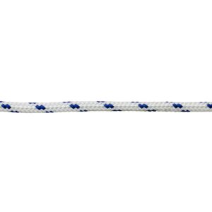 PES Πλεγμένο Σχοινί Λευκό/Μπλε 12mm