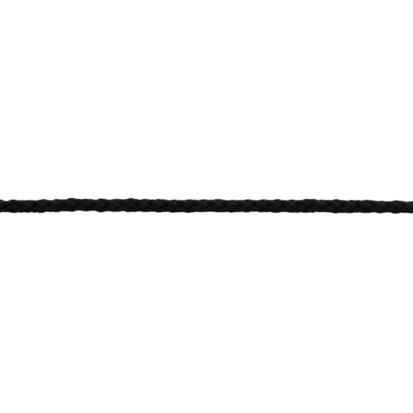 PP Σχοινί Πλεγμένο Μαύρο 3mm