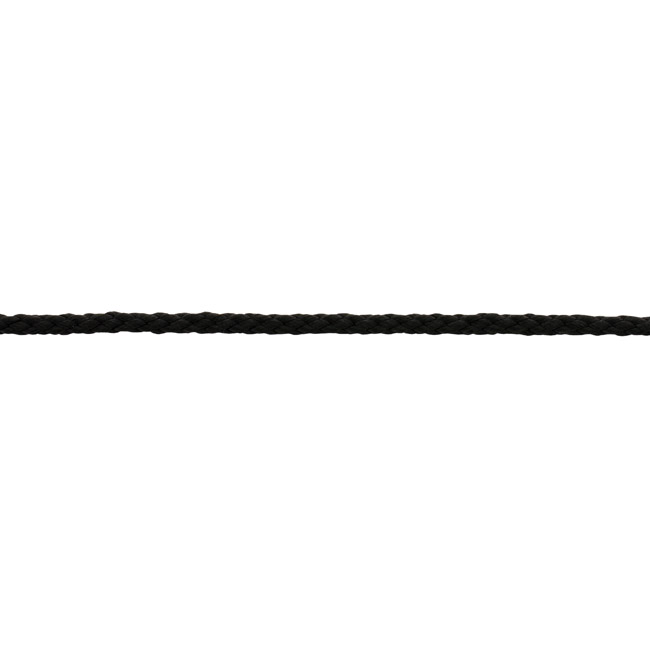 PP Σχοινί Πλεγμένο Μαύρο 3mm