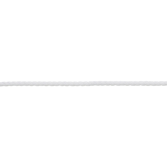 PP Σχοινί Στριφτό Λευκό 6mm 15m