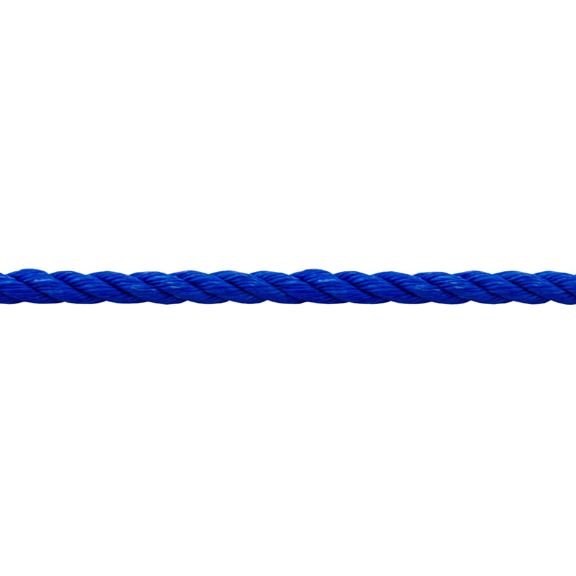 PP Σχοινί Στριφτό Μπλε 10mm 15m