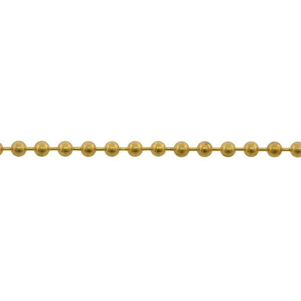 Αλυσίδα Μπίλιας Μπρούτζινη Γυαλιστερή Φ3.2mm 1m