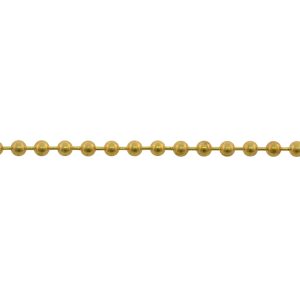 Αλυσίδα Μπίλιας Μπρούτζινη Γυαλιστερή Φ3.2mm 1m