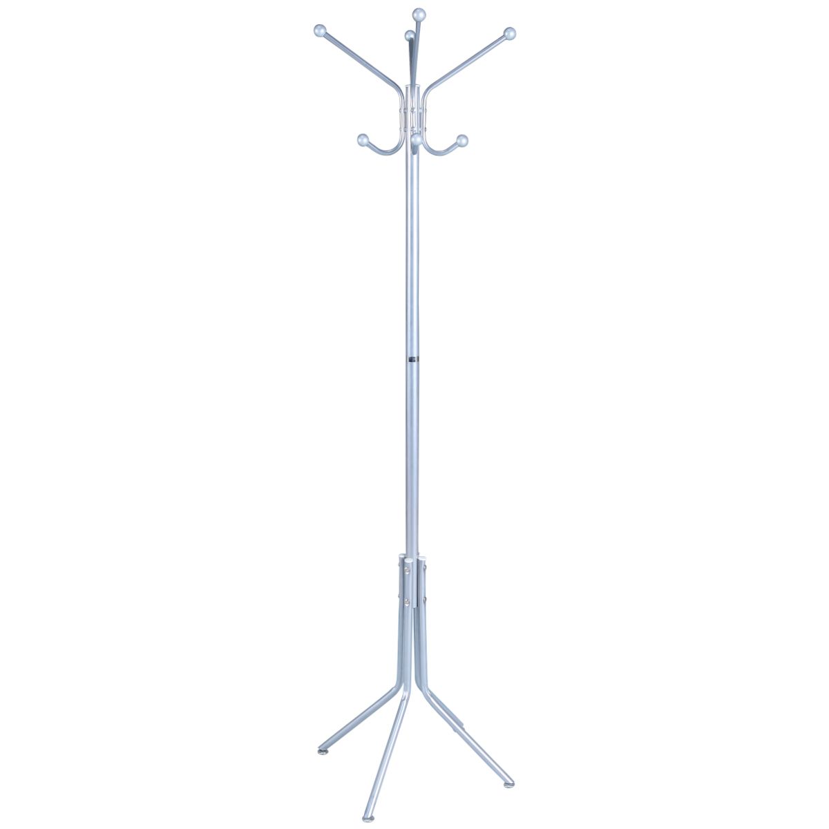 Καλόγερος TERAMO Ασημί Μέταλλο 48x48x177.5cm