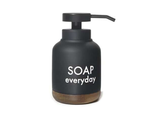 Ντισπένσερ 'Soap Everyday' Μαύρο Polyresin