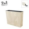 ΖΑΡΝΤΙΝΙΕΡΑ (2 ΣΕ 1) ΕΚΡΟΥ BETON EFFECT URBI CASE 58x18x49.8cm 1/3ΚΙΒ