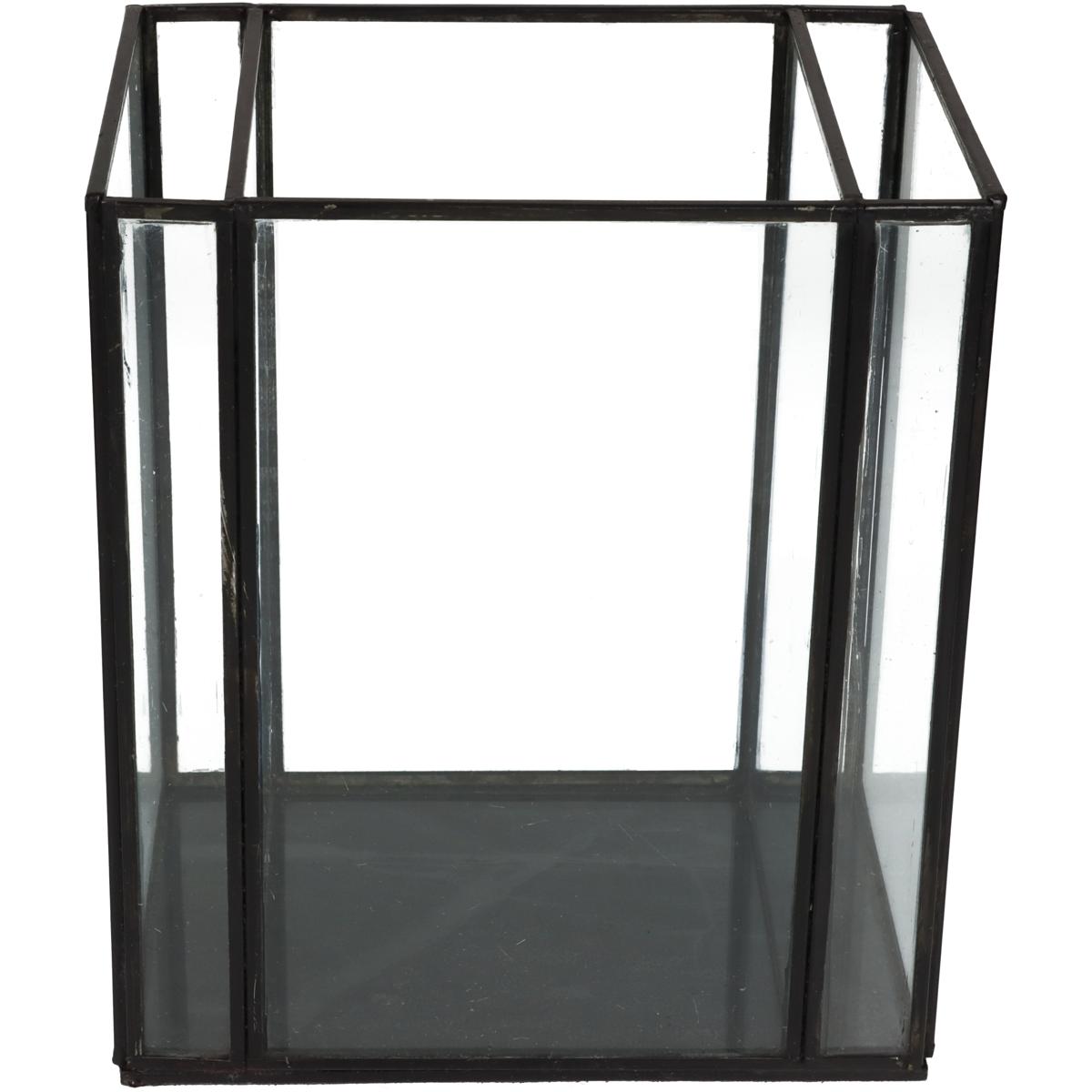 Κηροπήγιο Μαύρο Μέταλλο 18x13x21cm