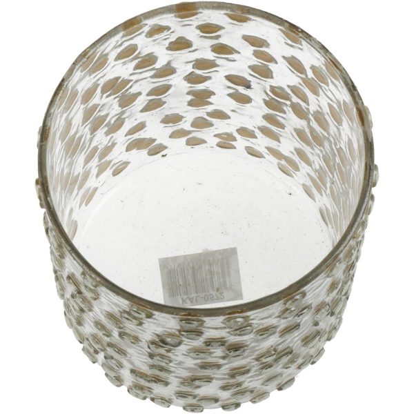 Κηροπήγιο Διάφανο Γυαλί 10x10x13cm