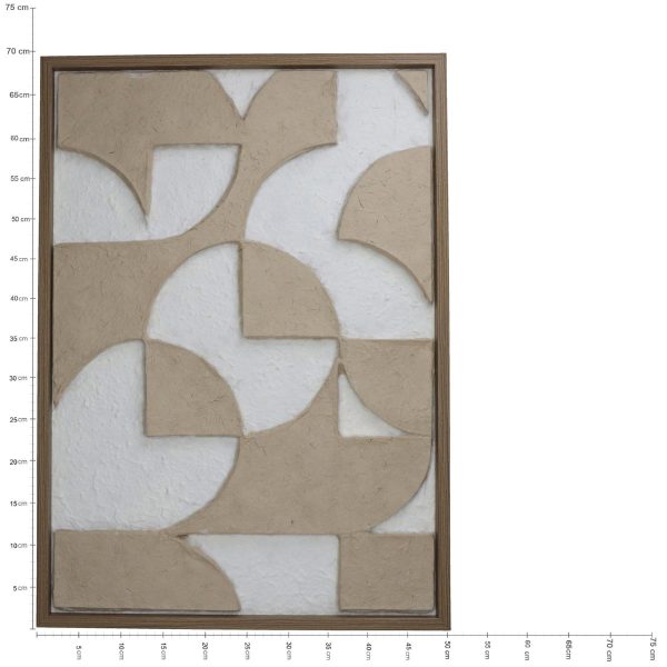 Διακοσμητικό Τοίχου Φυσικό Χαρτί 50x4x70cm