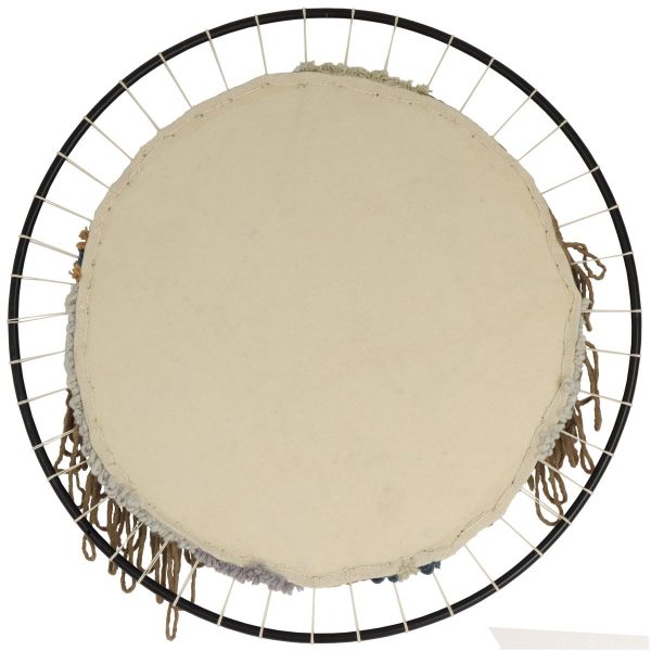 Διακοσμητικό Τοίχου Πολύχρωμο Ύφασμα 98x2x98cm