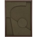 Διακοσμητικό Τοίχου Πράσινο Χαρτί 30x3x40cm
