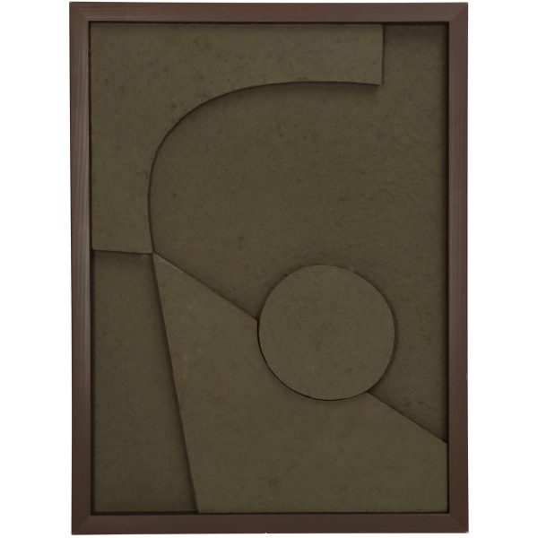 Διακοσμητικό Τοίχου Πράσινο Χαρτί 30x3x40cm