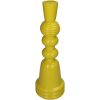 Κηροπήγιο Κίτρινο Polyresin 10x10x30cm