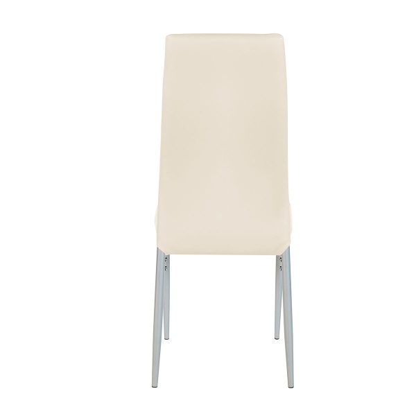 Καρέκλα ROSE Μπεζ PVC 53x39x96cm