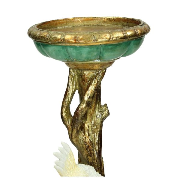 Κηροπήγιο Κοκατίλ Πολύχρωμο Polyresin 13x10x35.2cm