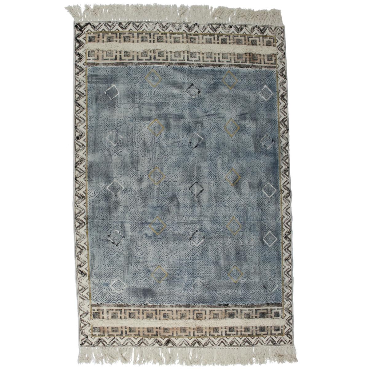 Χαλί Μπλε Βαμβακερό 120x180cm