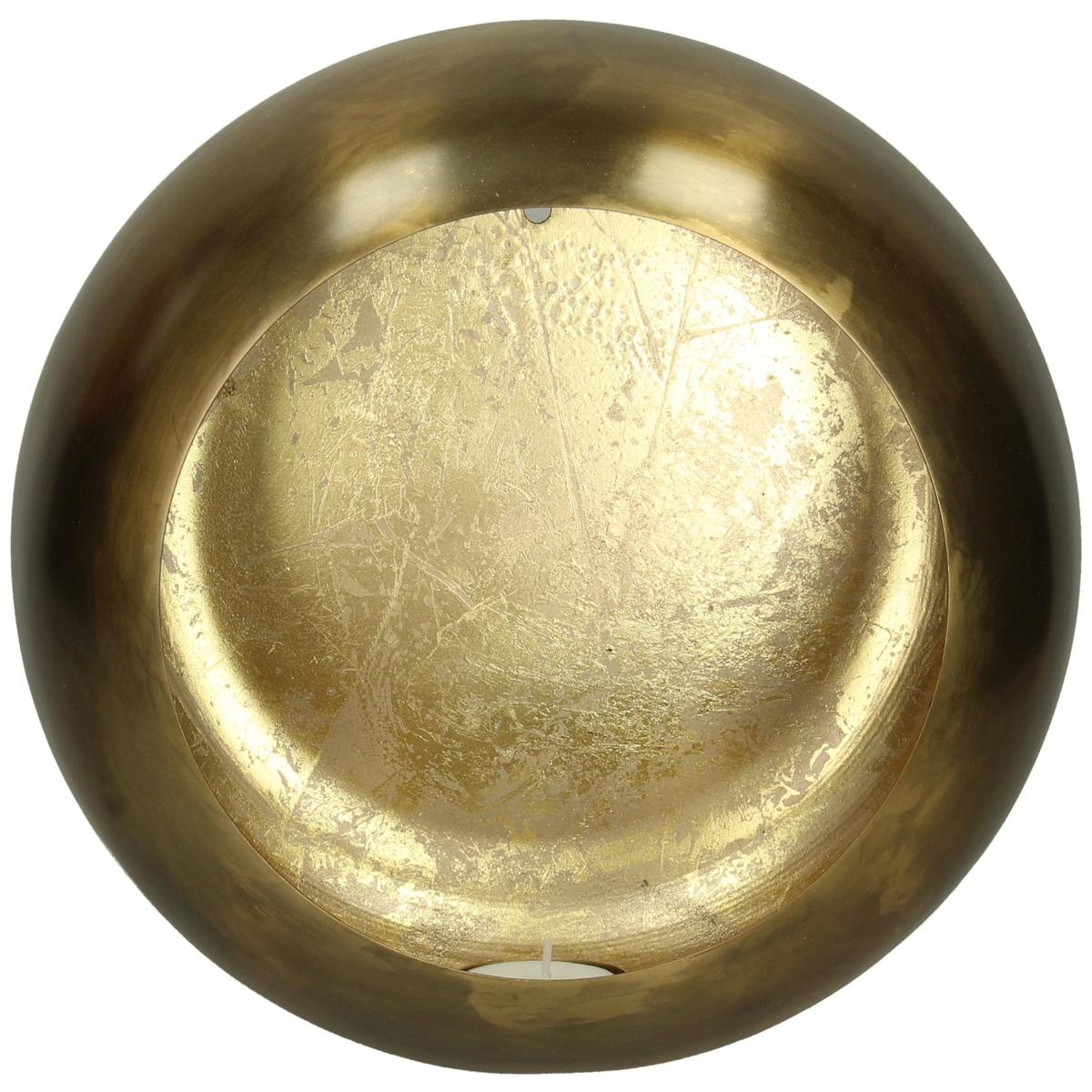 Κηροπήγιο Χρυσό Μέταλλο 25x10x25cm