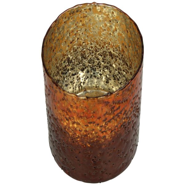 Κηροπήγιο Amber Γυαλί 15x15x16cm