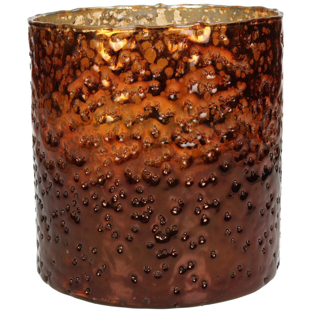 Κηροπήγιο Amber Γυαλί 15x15x16cm