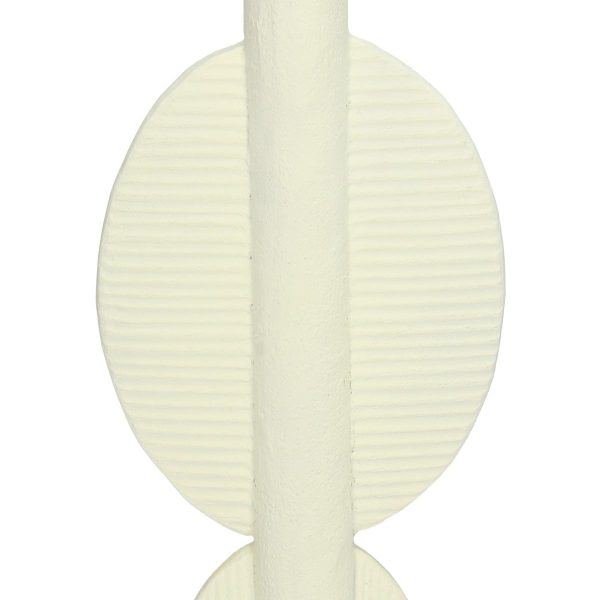 Κηροπήγιο Ιβουάρ Polyresin 12.3x9.7x22.2cm