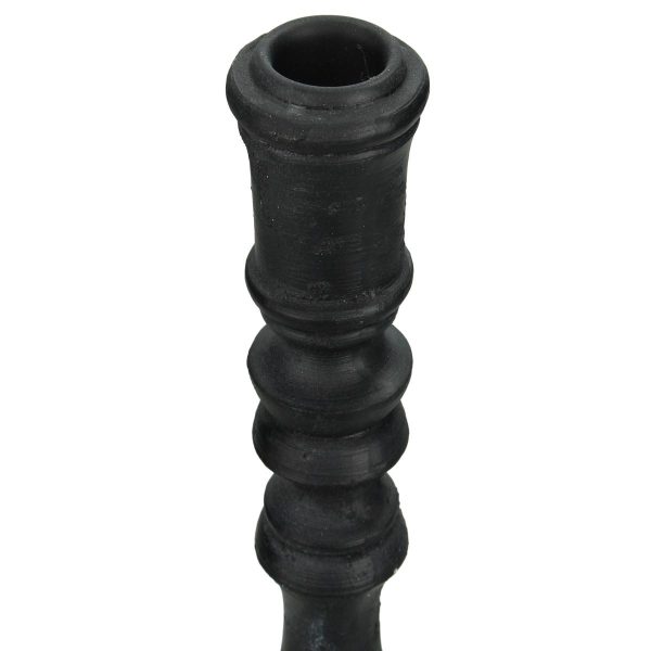 Κηροπήγιο Μαύρο Polyresin 8.5x8.5x24cm