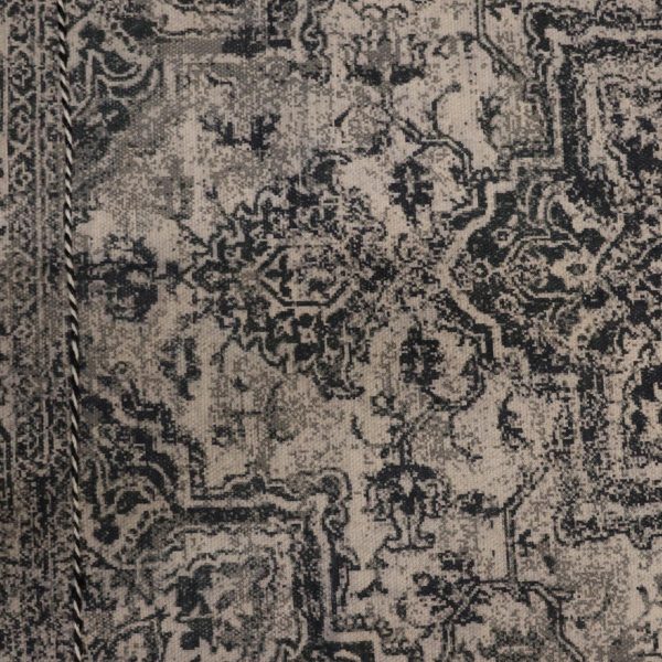 Χαλί Vintage Γκρι Βαμβακερό 120x180cm