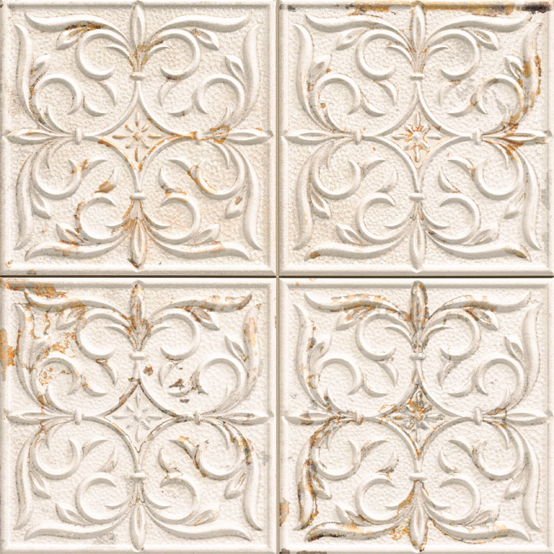 Πλακάκι ANTIGUA LIS White KARAG 33x33cm (m2)
